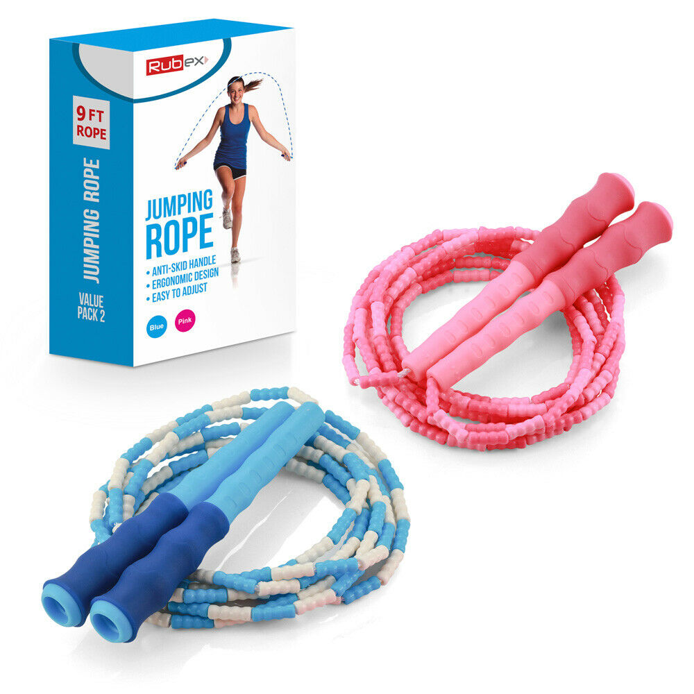 Soft Beaded Jump Rope Tangle-Free,Segmented Speed Jumping Rope Cable - –  rubexusa