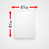 Recipe Card Protectors 4x6, Recipe Card Sleeves for Mini Binders, 25 Sleeves
