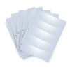 30 Heavyweight Business Card Holder, Card Sleeve Pages 3.5 x 2'' Acid Free