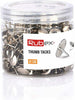 ThumTacks Rubex Push Pins Silver Metal Head Push Pins, Standard Thumb Tacks 500