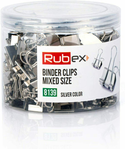 Rubex Binder Clips Silver Small Medium Large Binder Clips Jumbo Binder Clips 120